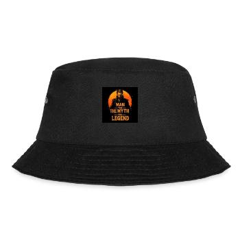 The man, the myth, the legend - Bucket Hat - black - Front - Lela (165cm)