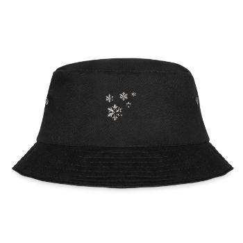 Ho Ho Ho - Bucket Hat - Schwarz - Vorne - Lela (165cm)