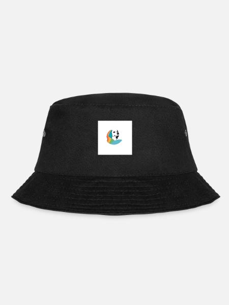 Bunter Hund - Bucket Hat - Schwarz