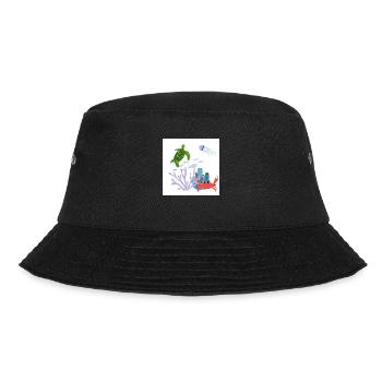 Coral reef - Bucket Hat - black - Front - Lela (165cm)