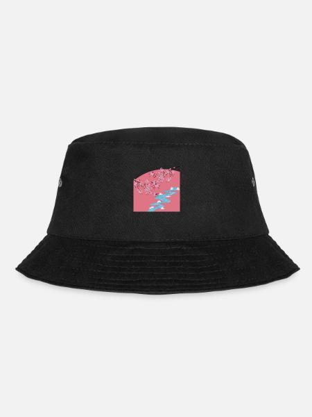 Sakura - Bucket Hat - black