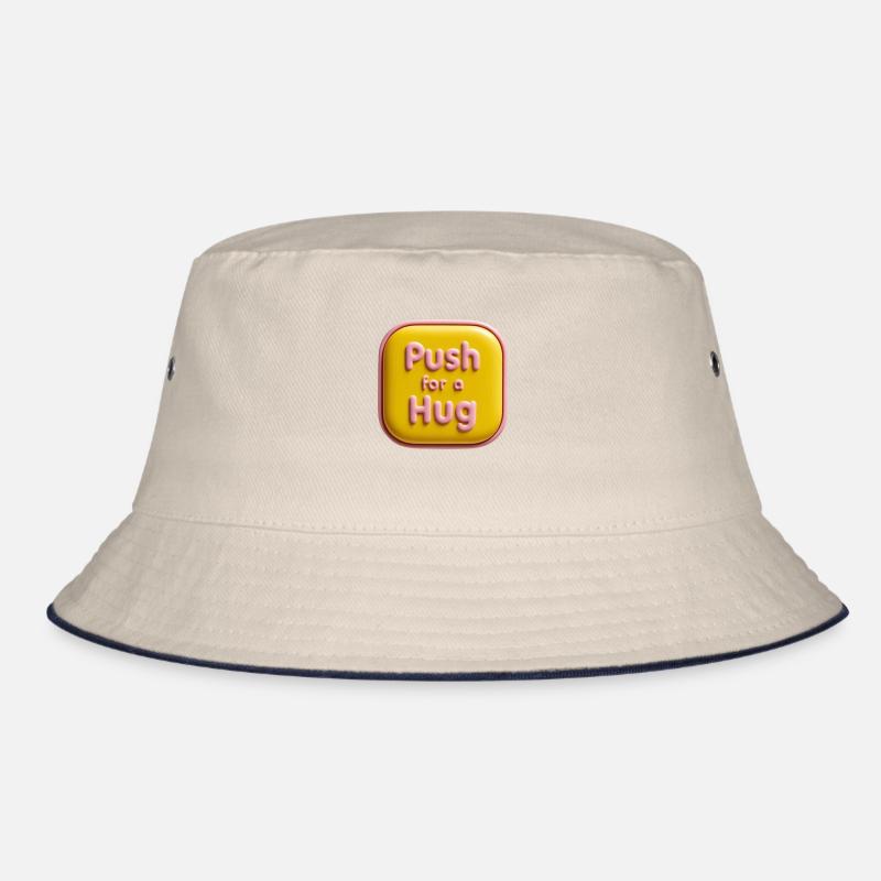 Push for ahug Bucket Hat