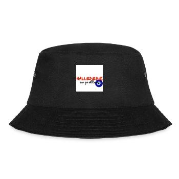 Hallederiz no problem - Bucket Hat - Schwarz - Vorne - Lela (165cm)