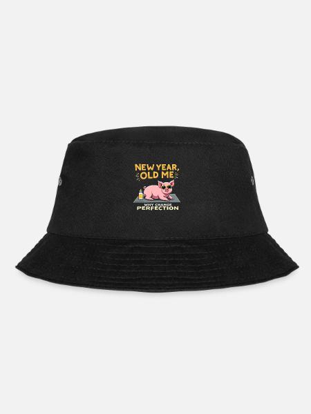 Sarkastischer Witz - Neujahr - Bucket Hat - Schwarz