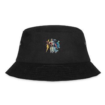 zeus comic - Bucket Hat - Schwarz - Vorne - Lela (165cm)