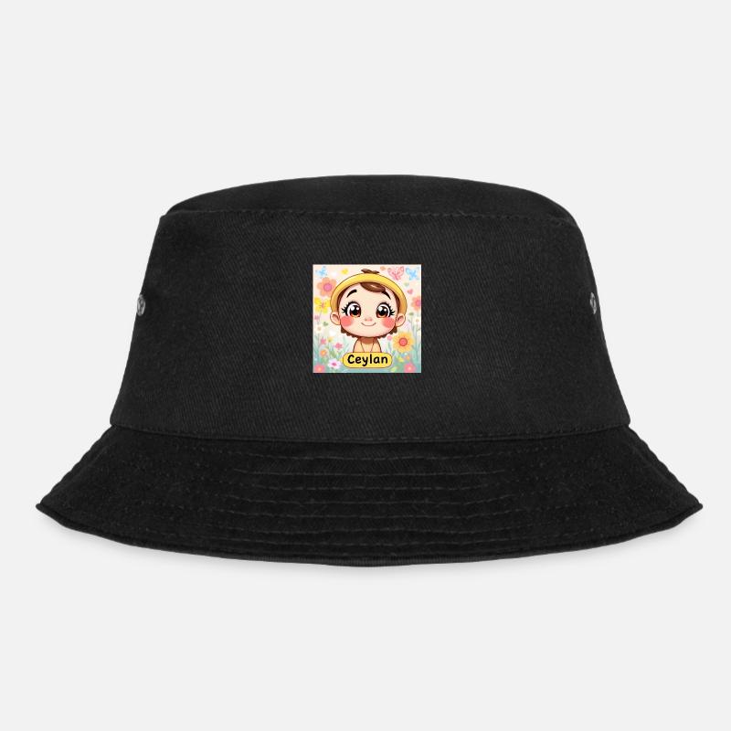 Sweet F - Bucket Hat - black
