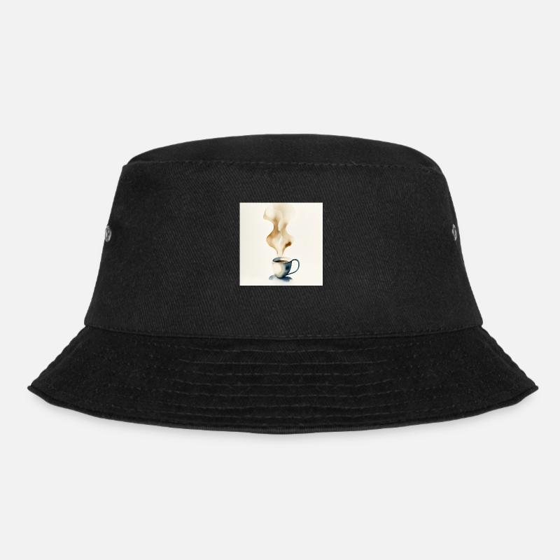 Kaffeetasse - Bucket Hat - Schwarz