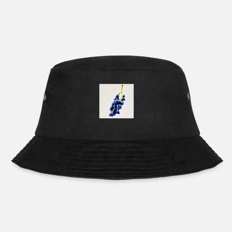 Weintrauben - Bucket Hat - Schwarz