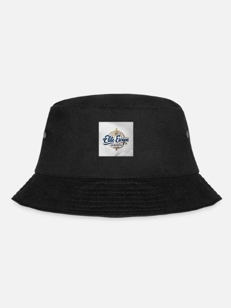 Luxuriöses Logo für Elite-Fluchtreisen - Bucket Hat - Schwarz