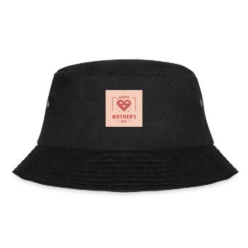 Mother's Day Design - Bucket Hat - black - Front - Lela (165cm)