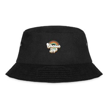 Choose joy - Bucket Hat - Schwarz - Vorne - Lela (165cm)