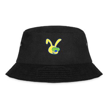 Hase Sonnenbrille Rillen Streifen Party feiern Fun - Bucket Hat - Schwarz - Vorne - Lela (165cm)