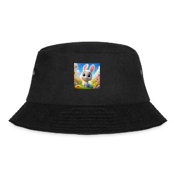 I am hoppelful - Bucket Hat - Schwarz - Vorne - Lela (165cm)