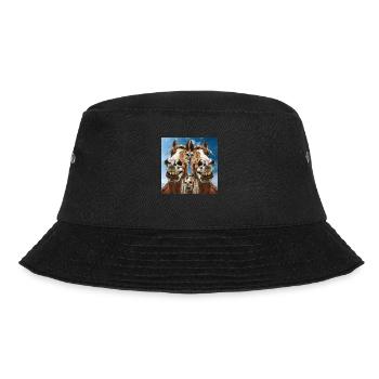 Familie Pferdinand - Bucket Hat - Schwarz - Vorne - Lela (165cm)