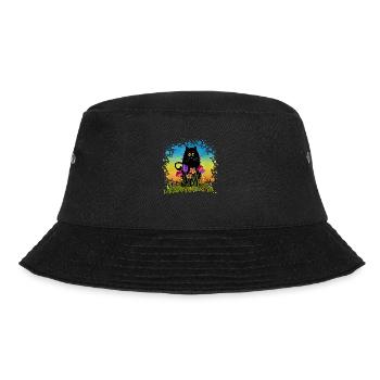 Cat - Bucket Hat - black - Front - Lela (165cm)