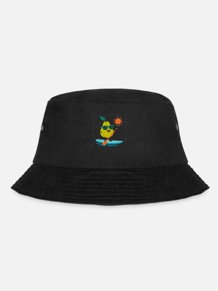 Sporty pear - Bucket Hat - black