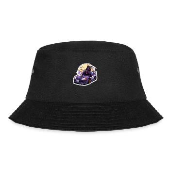 総長 Sōchō Tuning - Bucket Hat - Schwarz - Vorne - Lela (165cm)