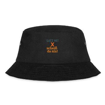 Satz mit X - Bucket Hat - Schwarz - Vorne - Lela (165cm)