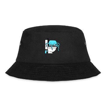 Octopus in Toilet Toilet Toilet Toilet Bowl Toilet Flush - Bucket Hat - black - Front - Lela (165cm)