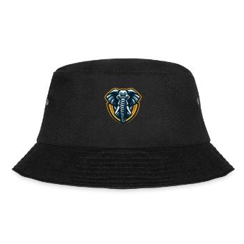 Elephant symbolizing strength and wisdom - Bucket Hat - black - Front - Lela (165cm)