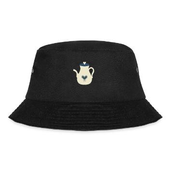 Teekanne - Bucket Hat - Schwarz - Vorne - Lela (165cm)