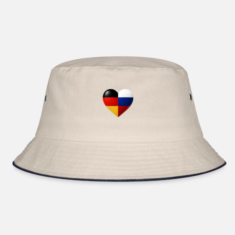 Russlanddeutsches Herz Bucket Hat