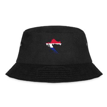 Kroatien - Bucket Hat - Schwarz - Vorne - Lela (165cm)