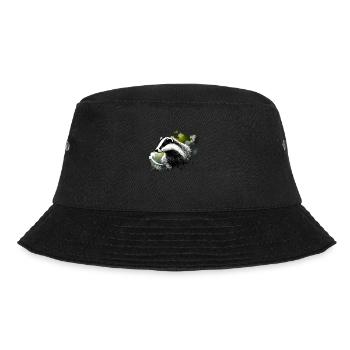 Colorful Watercolor Shaving Brush - Bucket Hat - black - Front - Lela (165cm)