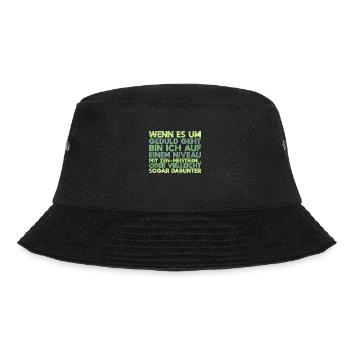 Wenn Es Um Geduld Geht, Bin Ich... - Bucket Hat - Schwarz - Vorne - Lela (165cm)