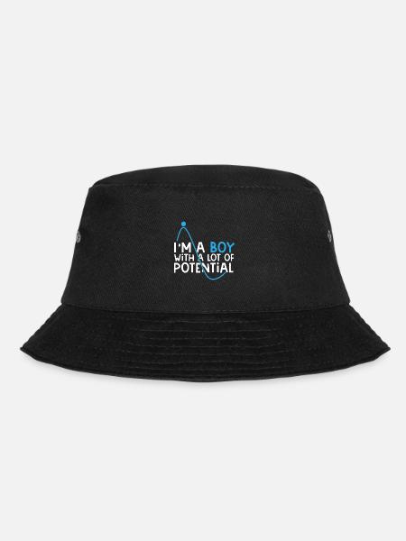 Child Boy Boys Gift - Bucket Hat - black
