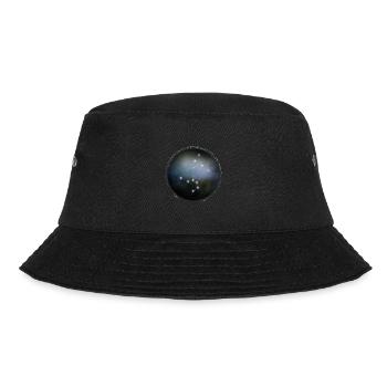 Sternzeichen - Löwe - Universum - Bucket Hat - Schwarz - Vorne - Lela (165cm)