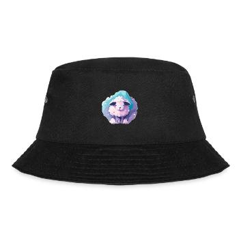 Sleeping sheep - Bucket Hat - black - Front - Lela (165cm)