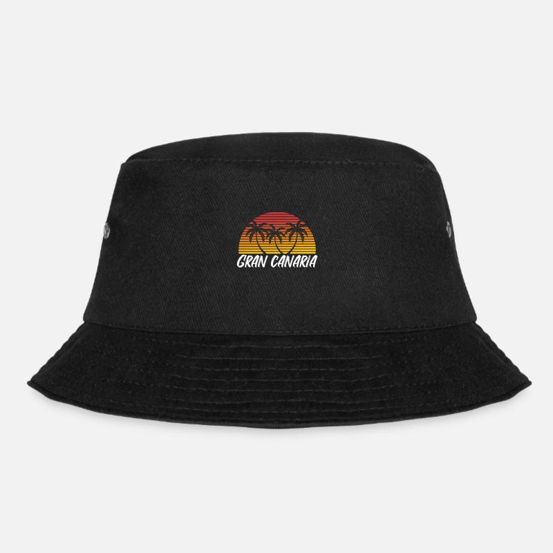 Gran Canaria - Bucket Hat - Schwarz