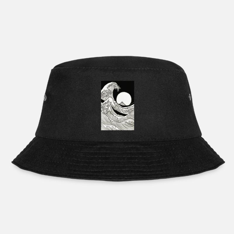 WAVE - Bucket Hat - Schwarz