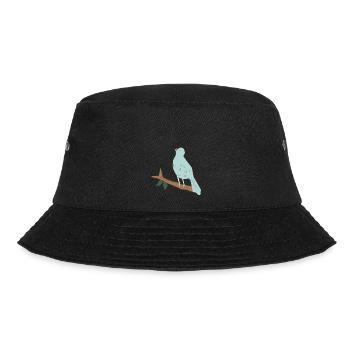 baum tree baumstamm wald forest woods45 - Bucket Hat - Schwarz - Vorne - Lela (165cm)