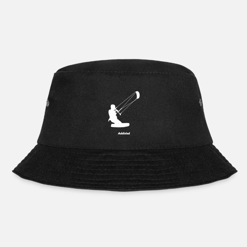 Kiteboarder - Bucket Hat - Schwarz