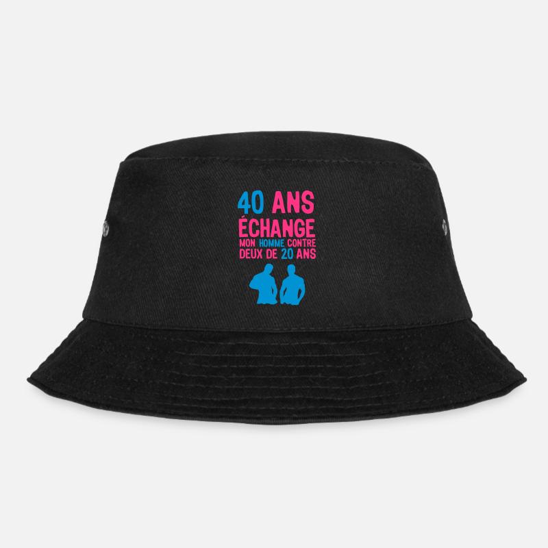 40 ans anniversaire echange homme deux 2 - Bob - noir