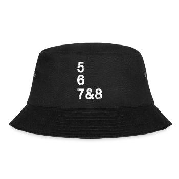 Tanz Design 567 & 8 Tänzer Count Geburtstagsgeschenk - Bucket Hat - Schwarz - Vorne - Lela (165cm)