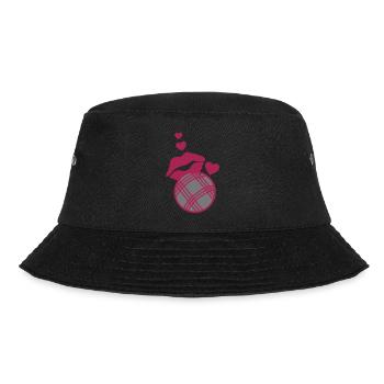 petanque bisous love coeur levre - Bob - noir - Devant - Lela (165cm)