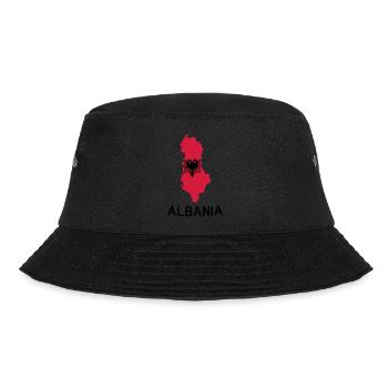 Albanien - Bucket Hat - Schwarz - Vorne - Lela (165cm)