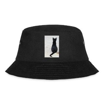 Katze Kätzchen Katzenshirt Geschenk - Bucket Hat - Schwarz - Vorne - Lela (165cm)