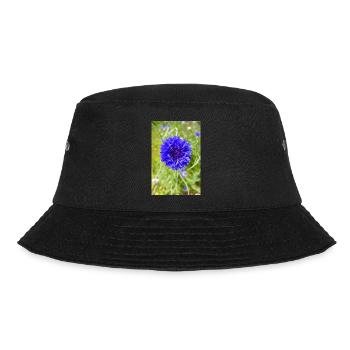 bluebottle also cornflower Kornblume Zyane - Bucket Hat - Schwarz - Vorne - Lela (165cm)