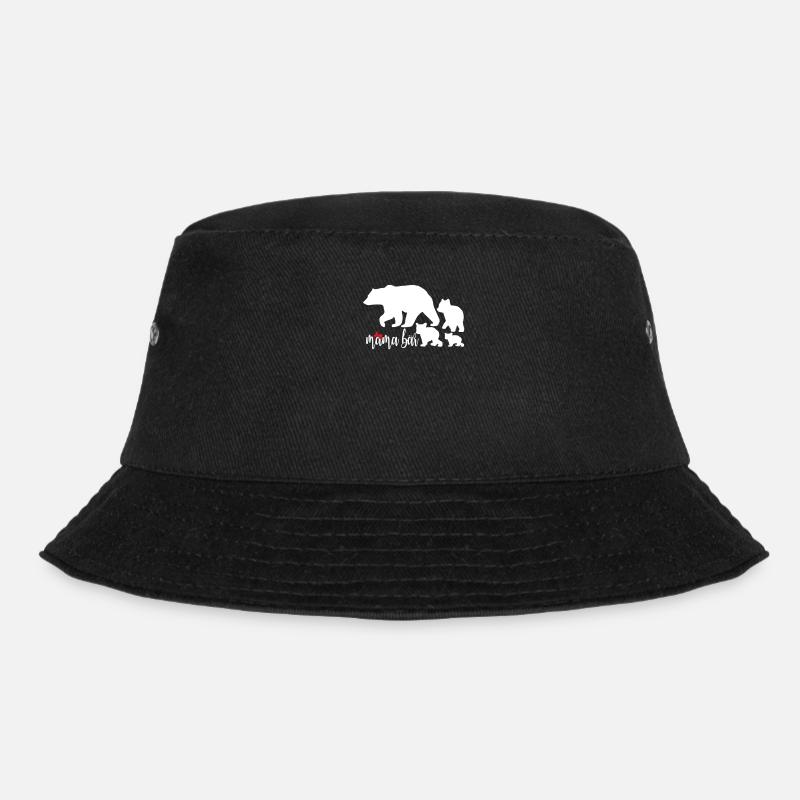 mama bär mamabär - Bucket Hat - Schwarz