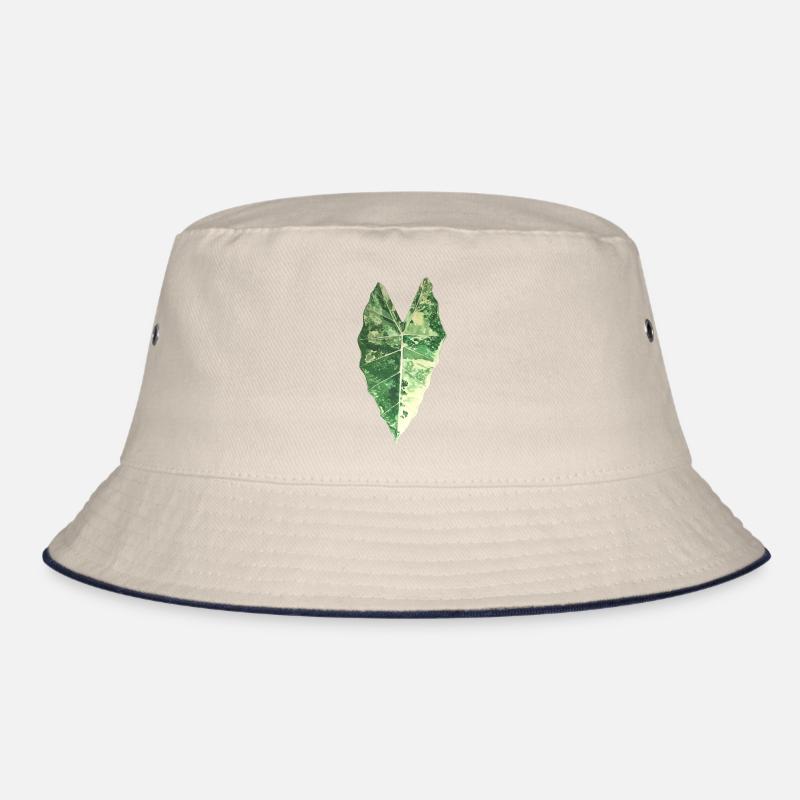 Alocasia Frydek leaf Bucket Hat