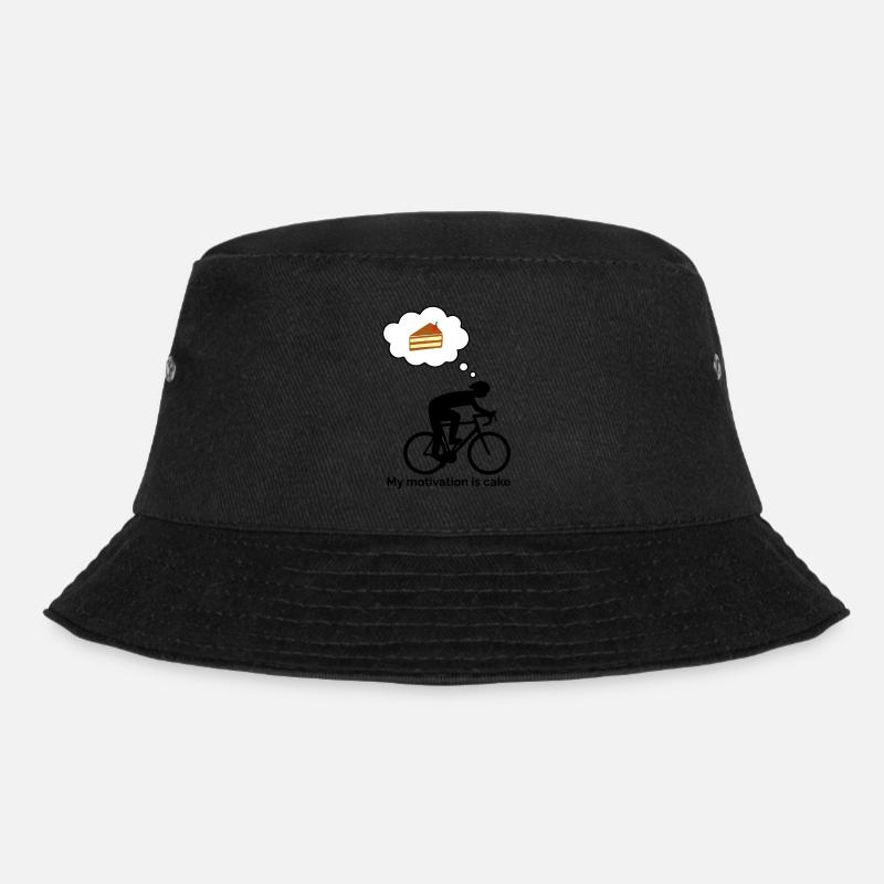 My motivation is cake - Bucket Hat - Schwarz