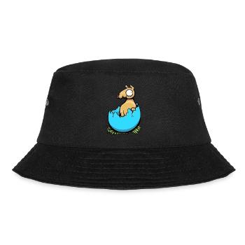 Easter Llama - Bucket Hat - black - Front - Lela (165cm)
