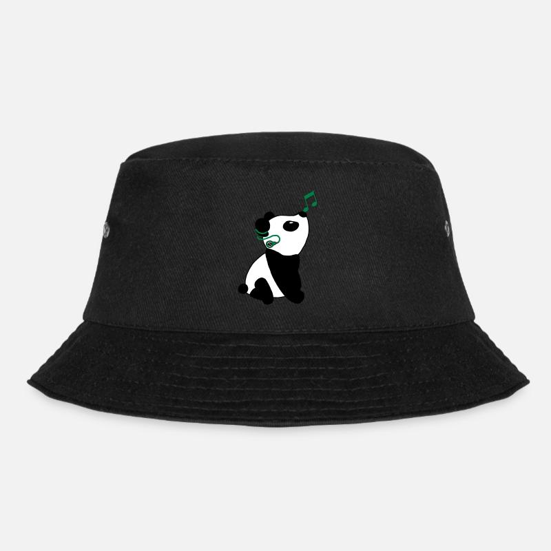 Panda avec implant cochléaire - Bob - noir