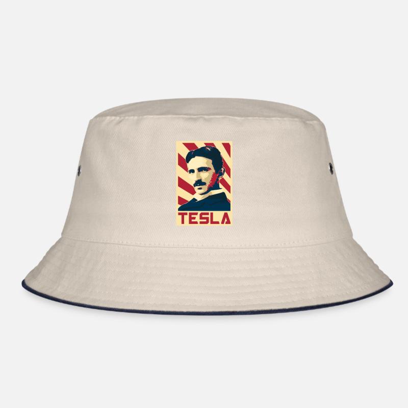 Nikola Tesla Bucket Hat