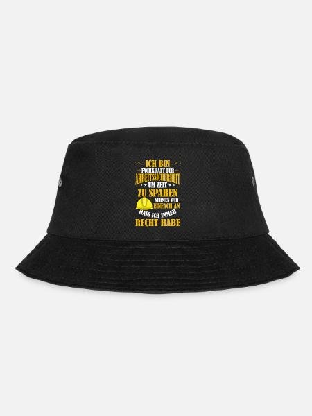 Arbeitssicherheit Sifa Sicherheitskraft - Bucket Hat - Schwarz
