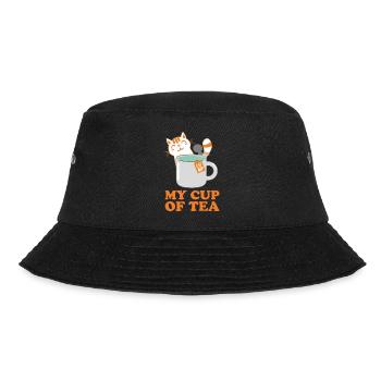 My cup of tea | Cute Cats - Bucket Hat - black - Front - Lela (165cm)